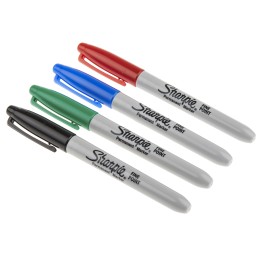 4 pcs - Sharpie Fine Tip Assorted Marker Pen