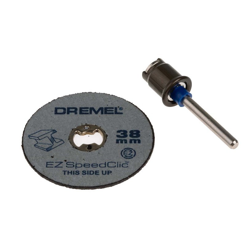 1 Kit - Dremel Silicon Carbide Cutting Disc, 38mm x 1mm Thick, SC406, 2 in pack