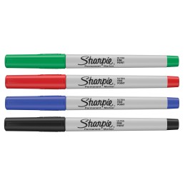 4 pcs - Sharpie Ultra Fine Tip Assorted Marker Pen