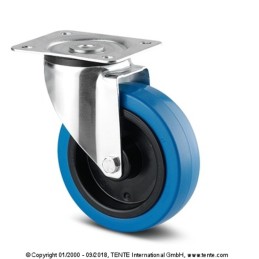 1 pcs - Tente Swivel Castor Wheel, 150kg Capacity, 100mm Wheel