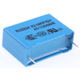 5 pcs - EPCOS B32924C Polypropylene Film Capacitor, 305V ac, ±20%, 1.5μF, Through Hole