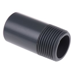 1 pcs - Georg Fischer Nipple PVC Pipe Fitting