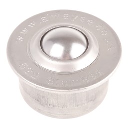 1 pcs - ALWAYSE Ball Transfer Unit with 22mm diameter Stainless Steel ball