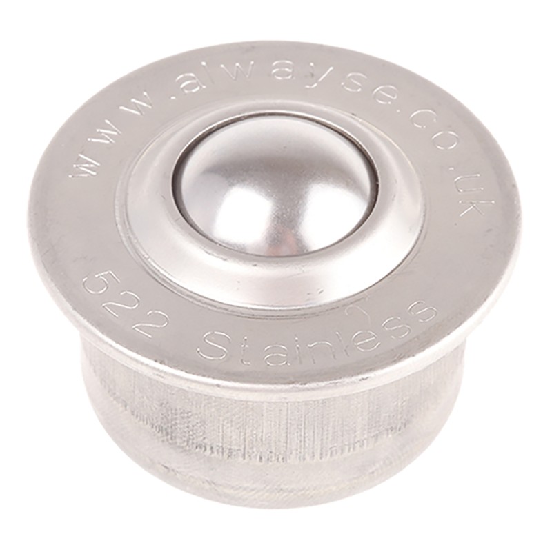 1 pcs - ALWAYSE Ball Transfer Unit with 22mm diameter Stainless Steel ball