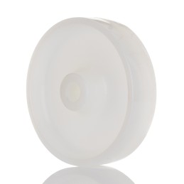 1 pcs - LAG White Polyamide Hygienic, Low Rolling Resistance, Non-Marking Trolley Wheel, 250kg
