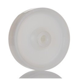 1 pcs - LAG White Polyamide Hygienic, Low Rolling Resistance, Non-Marking Trolley Wheel, 250kg