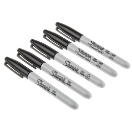 5 pcs - Sharpie Fine Tip Black Marker Pen