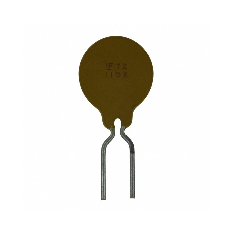 10 pcs : 72R110XU - PTC RESET FUSE 72V 1.1A RADIAL