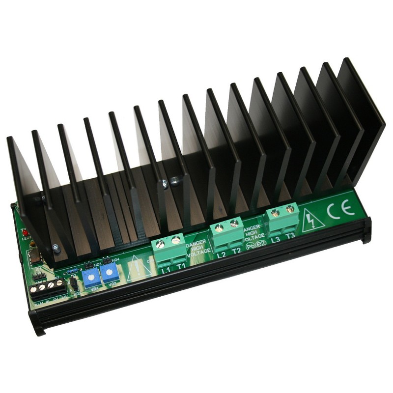 1 pcs - United Automation PR3-DIN-12kW, Burst Fire Power Controller 16.7A