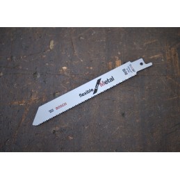 1 Lot of 5 - Bosch, 14 Teeth Per Inch 150mm Cutting Length Reciprocating Saw Blade, Pack of 5