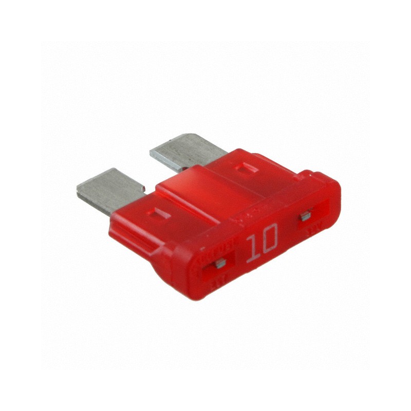 10 pcs : 0ATO010.V - FUSE AUTO 10A 32VAC/VDC BLADE