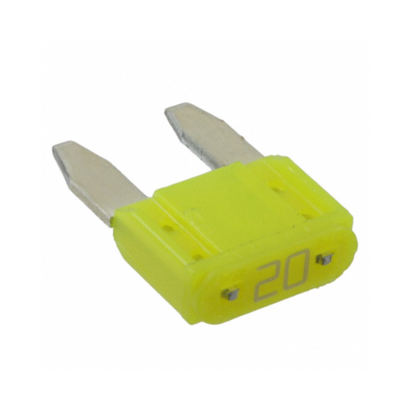 10 pcs : 0MIN020.V - FUSE AUTO 20A 32VAC 32VDC BLADE