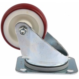 1 pcs - Tente Swivel Castor Wheel, 150kg Capacity, 80mm Wheel