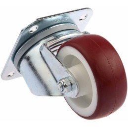 1 pcs - Tente Swivel Castor Wheel, 150kg Capacity, 80mm Wheel