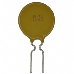 10 pcs : 72R160XF - PTC RESET FUSE 72V 1.6A RADIAL