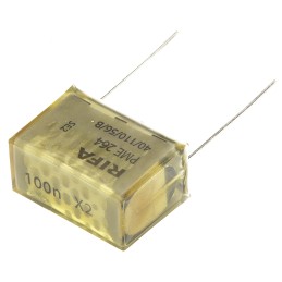 5 pcs - KEMET PME261 Paper Capacitor, 660 V ac, 1500V dc, ±20%, 100nF, Through Hole