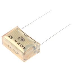 5 pcs - KEMET PME278 Paper Capacitor, 440V ac, ±20%, 47nF, Through Hole