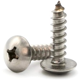 100 pcs - RS PRO Truss Head Self Tapping Screw, 1in Long