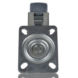 1 pcs - RS PRO Braked Swivel Castor Wheel, 125kg Capacity, 100mm Wheel