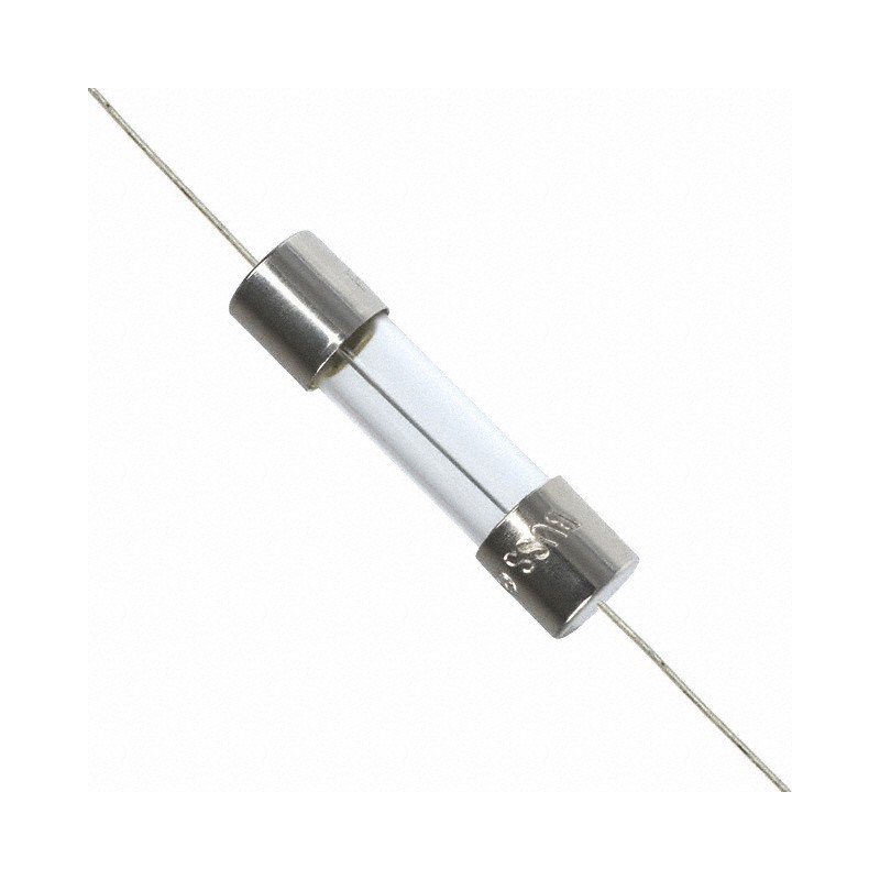 10 pcs : BK/S500-V-6.3-R - FUSE GLASS 6.3A 250VAC 5X20MM