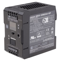1 pcs - Omron S8VK-X Switch Mode DIN Rail Power Supply, 230V ac ac, dc Input, 24V dc dc Output, 3.75A Output, 90W