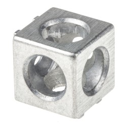 1 pcs - Bosch Rexroth S6 Corner Cube Kit Connecting Component, Strut Profile 20 mm, Groove Size 6mm