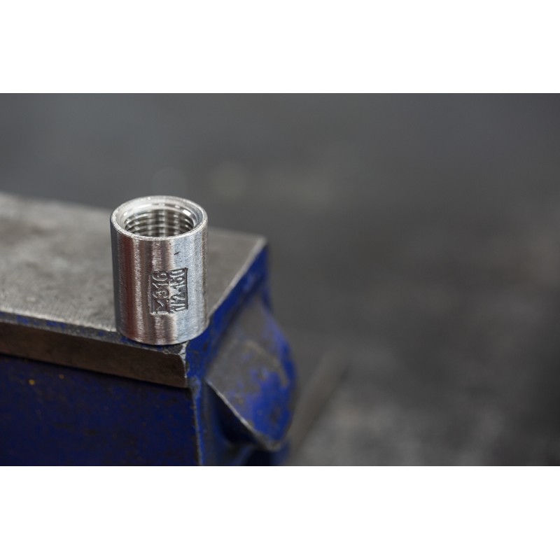 1 pcs - RS PRO Stainless Steel Pipe Fitting Socket, Female G 1/2in x Female G 1/2in