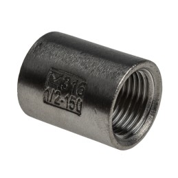 1 pcs - RS PRO Stainless Steel Pipe Fitting Socket, Female G 1/2in x Female G 1/2in