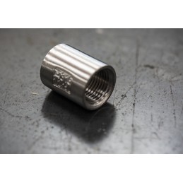 1 pcs - RS PRO Stainless Steel Pipe Fitting Socket, Female G 1/2in x Female G 1/2in