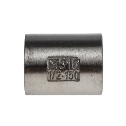 1 pcs - RS PRO Stainless Steel Pipe Fitting Socket, Female G 1/2in x Female G 1/2in