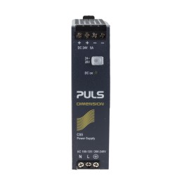1 pcs - PULS C-Line DIN Rail Power Supply, 100 - 120V ac ac Input, 24V dc dc Output, 5A Output, 120W