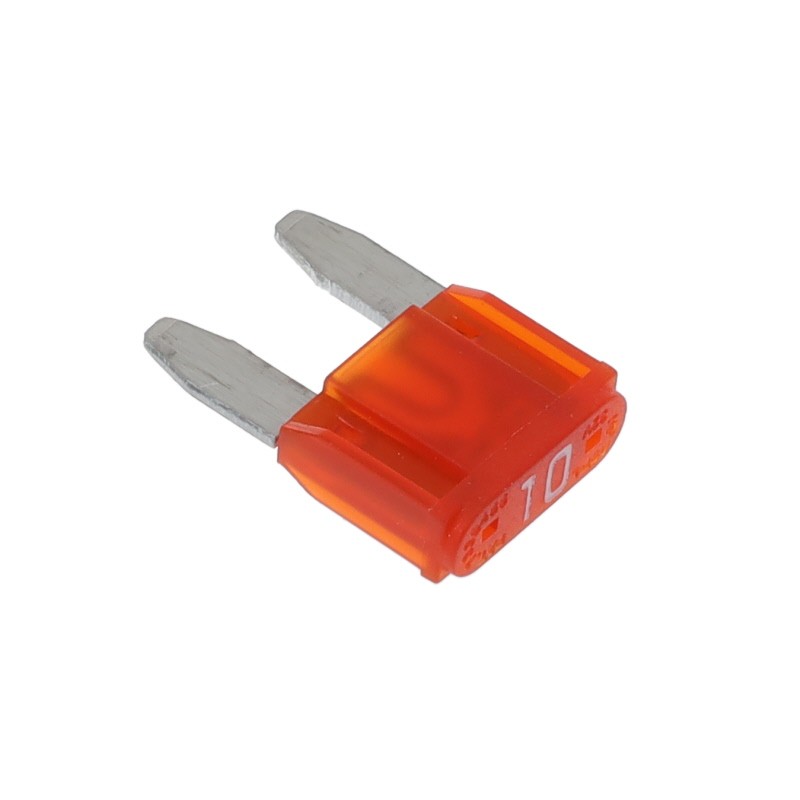10 pcs : 0MIN010.MXGLO - FUSE AUTO 10A 32VAC 32VDC BLADE