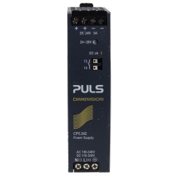1 pcs - PULS CP DIN Rail Power Supply, 100 - 240 V ac, 110 - 300 V dc ac, dc Input, 24V dc dc Output, 5A Output,