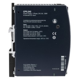 1 pcs - PULS CP DIN Rail Power Supply, 100 - 240 V ac, 110 - 300 V dc ac, dc Input, 24V dc dc Output, 5A Output,