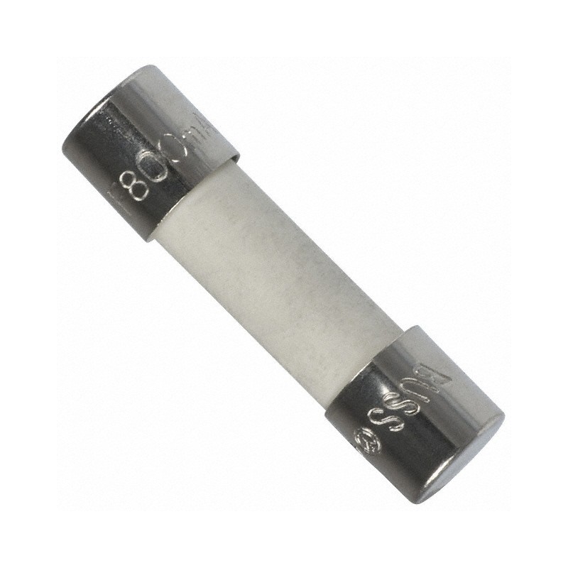 10 pcs : BK1/S501-1-R - FUSE CERAMIC 1A 250VAC 5X20MM