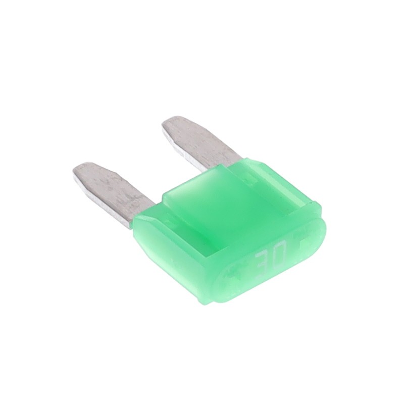 10 pcs : 0MIN030.HXGLO - FUSE AUTO 30A 32VAC 32VDC BLADE