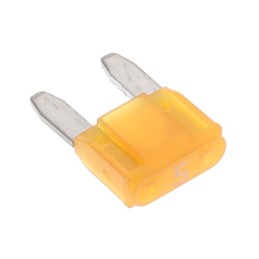 10 pcs : 0MIN005.MXGLO - FUSE AUTO 5A 32VAC 32VDC BLADE