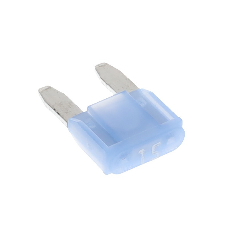 10 pcs : 0MIN015.MXGLO - FUSE AUTO 15A 32VAC 32VDC BLADE