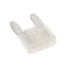 10 pcs : 0MIN025.MXGLO - FUSE AUTO 25A 32VAC 32VDC BLADE