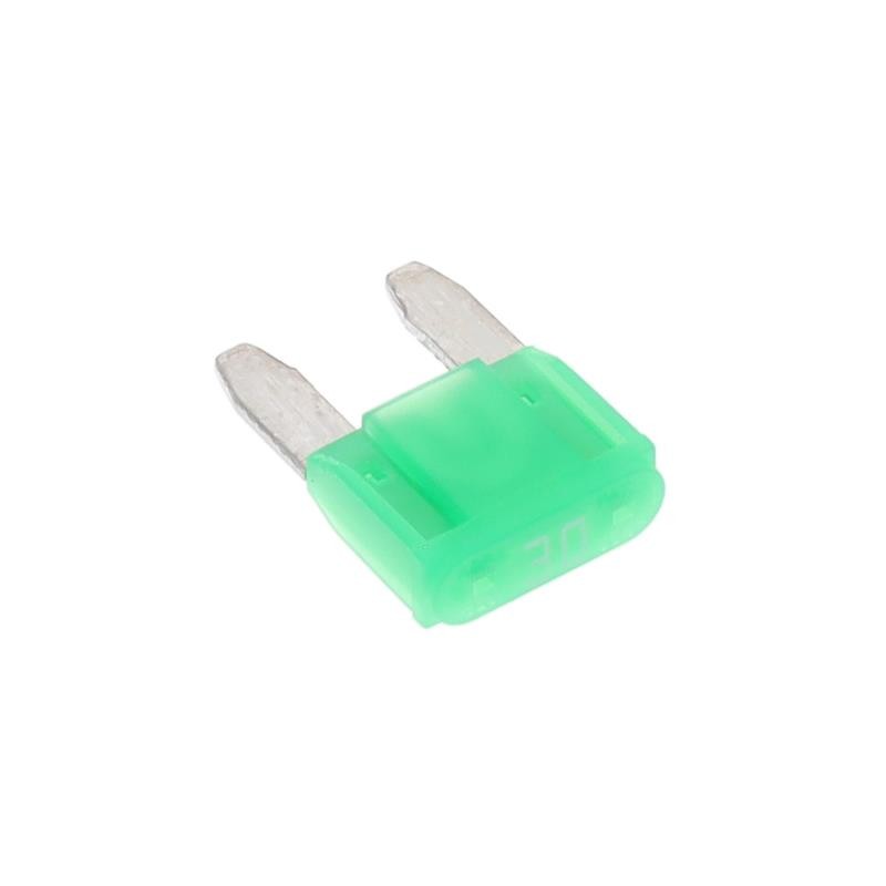 10 pcs : 0MIN030.MXGLO - FUSE AUTO 30A 32VAC 32VDC BLADE