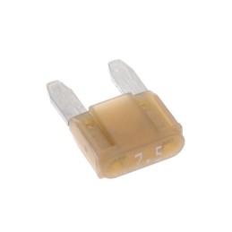 10 pcs : 0MIN07.5MXGLO - FUSE AUTO 7.5A 32VAC/VDC BLADE