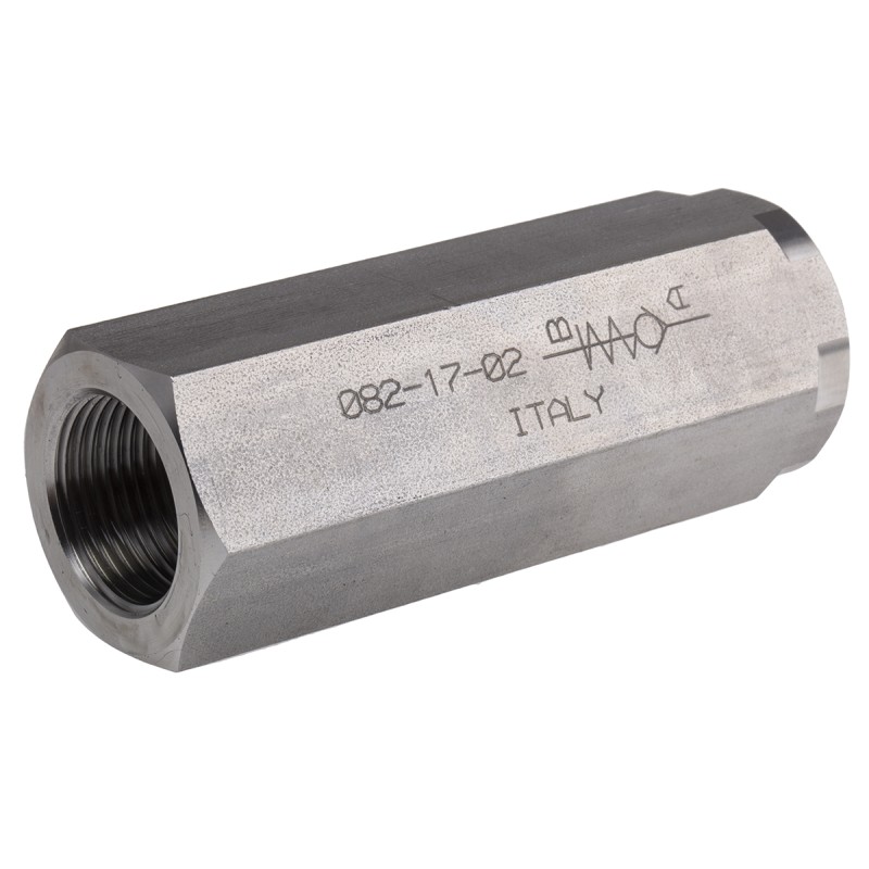 1 pcs - RS PRO Stainless Steel, Steel Inline Mounting, Hydraulic Check Valve, BSP 3/4, 90L/min