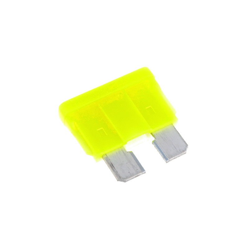 10 pcs : 0ATO020.HXGLO - FUSE AUTO 20A 32VAC/VDC BLADE