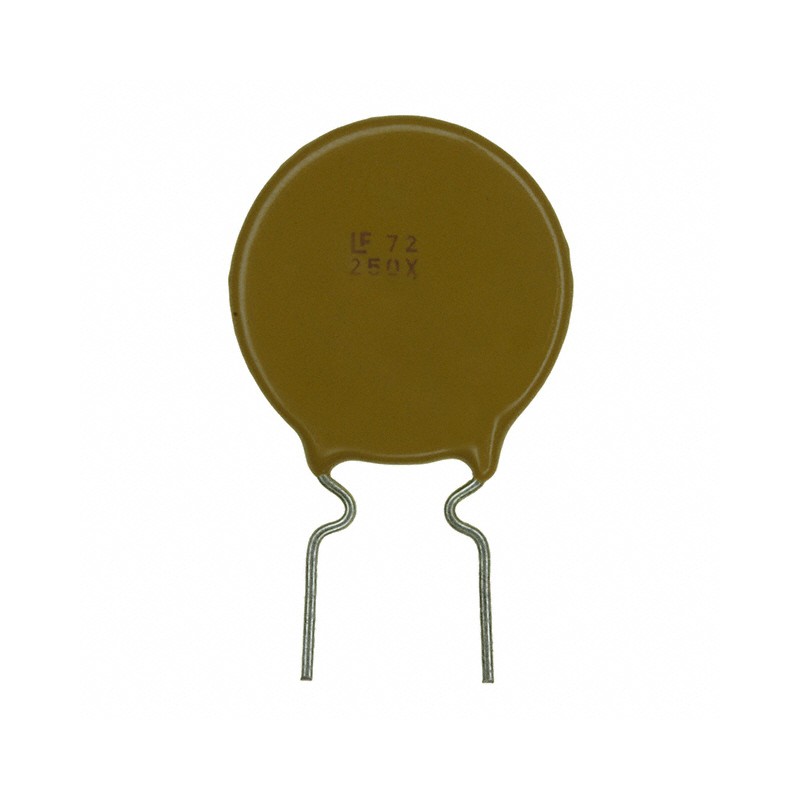 10 pcs : 72R250XF - PTC RESET FUSE 72V 2.5A RADIAL