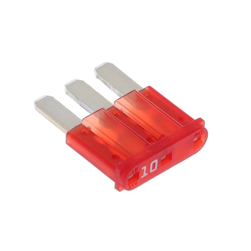 10 pcs : MIC3010.V - FUSE AUTO 10A 32VDC BLADE MICRO
