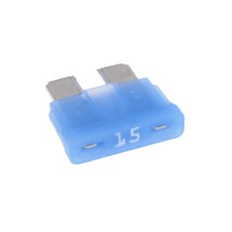 10 pcs : 0ATO015.HXGLO - FUSE AUTO 15A 32VAC/VDC BLADE