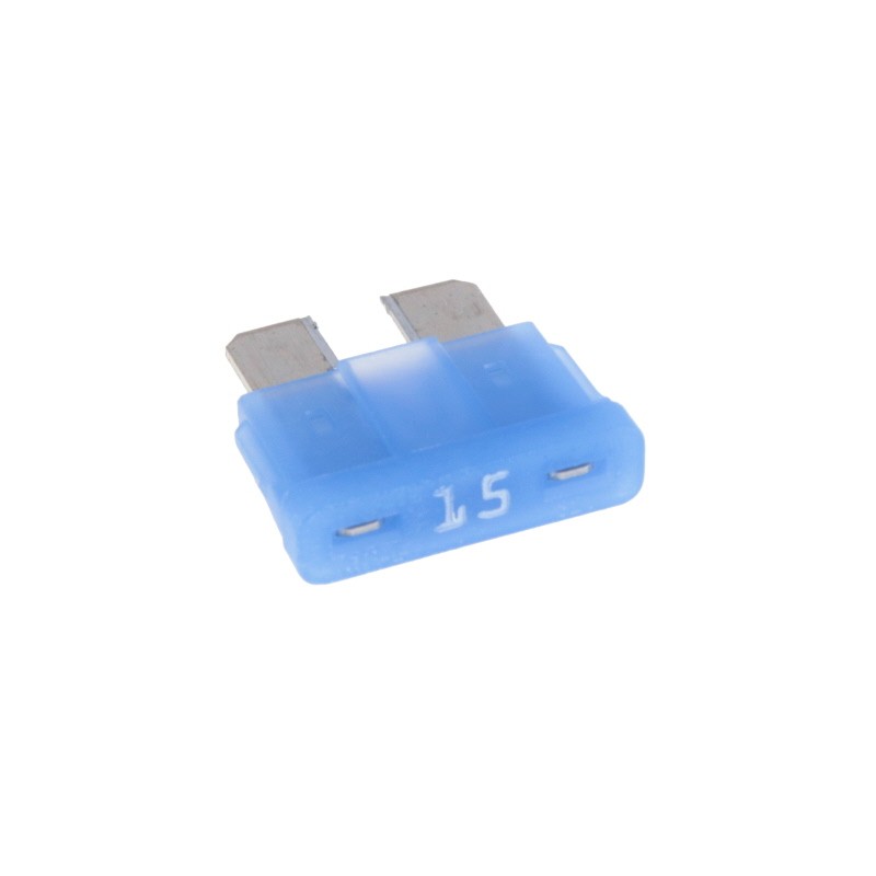 10 pcs : 0ATO015.HXGLO - FUSE AUTO 15A 32VAC/VDC BLADE