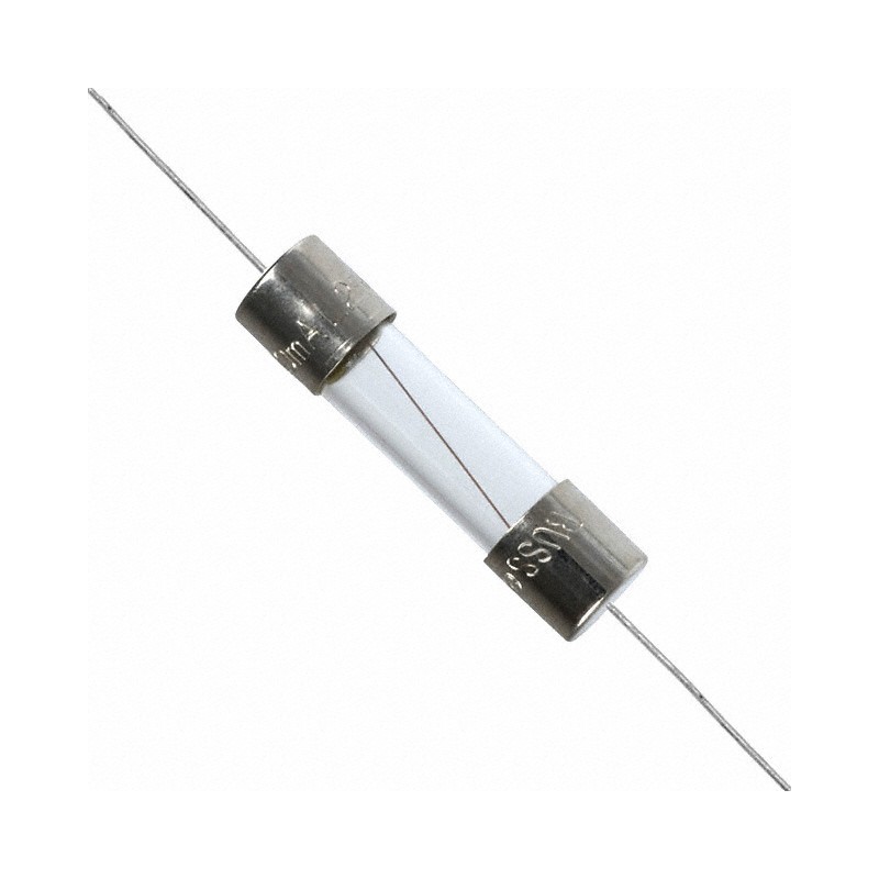 10 pcs : BK/S506-V-1-R - FUSE GLASS 1A 250VAC 5X20MM