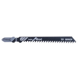 1 Pack of 3 - Bosch, 8 Teeth Per Inch 75mm Cutting Length Jigsaw Blade, Pack of 3