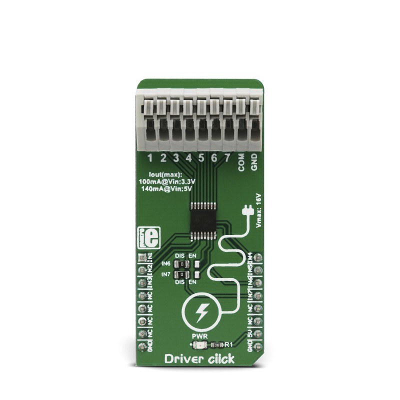 1 pcs - Development Kit Driver IC for use with Brushed DC Motor, Driving a Stepper Motor, Motor Driver Applications, Relay